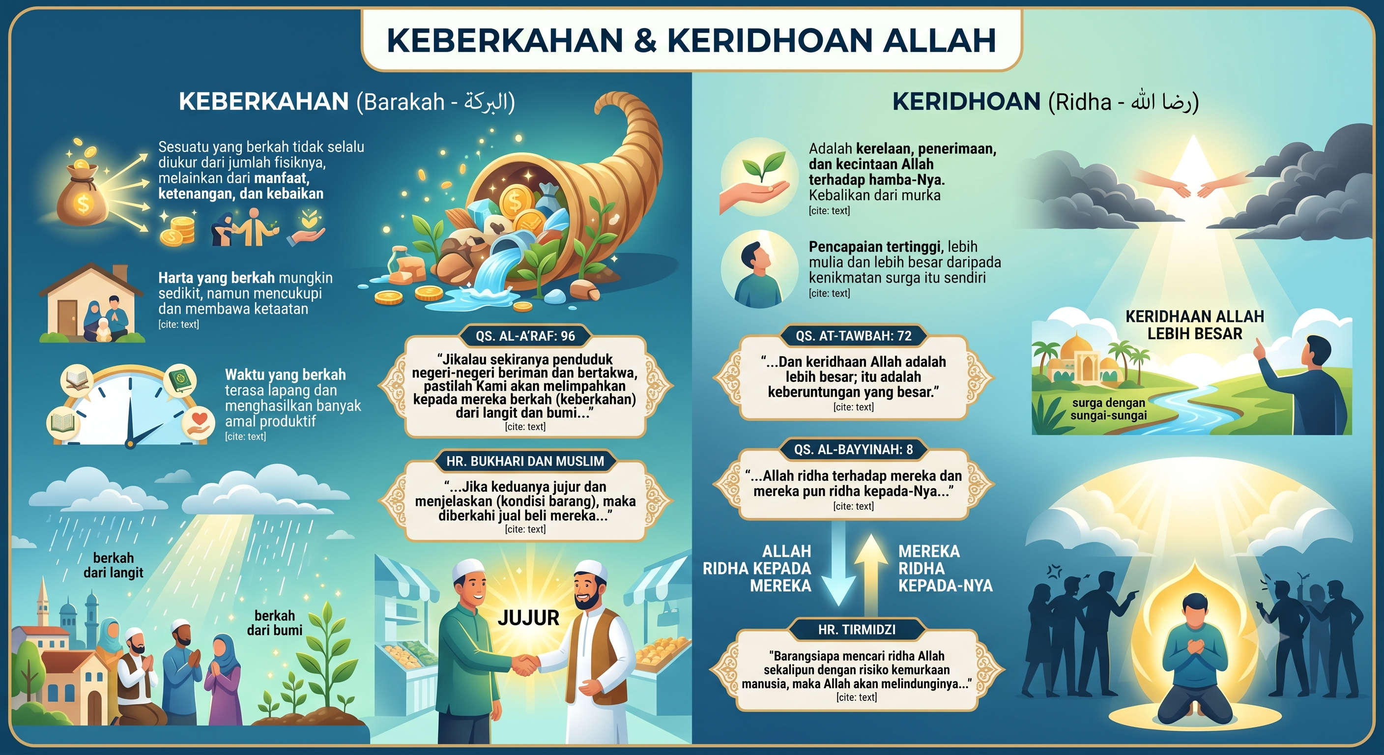 Mencari Keberkahan dan Keridhoan Allah Swt.